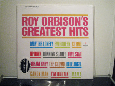 Roy Orbison : Roy Orbison's Greatest Hits (LP,Stereo,Compilation,Reissue)