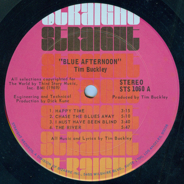 Tim Buckley : Blue Afternoon (LP,Album,Stereo)