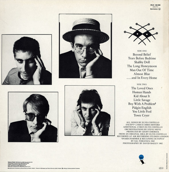 Elvis Costello & The Attractions : Imperial Bedroom (LP,Album)