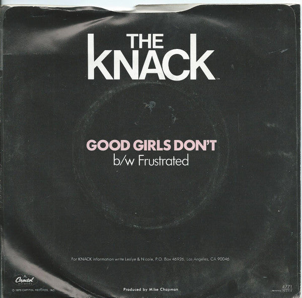 Knack (3), The : Good Girls Don't (7",45 RPM)