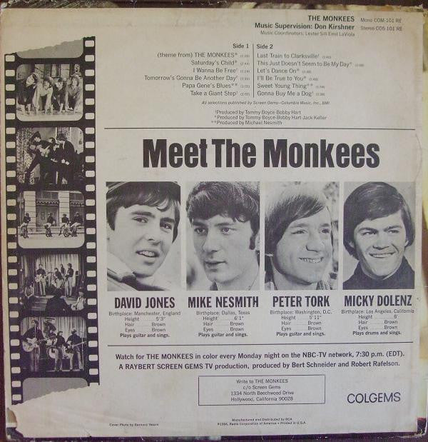 Monkees, The : The Monkees (LP,Album,Mono,Repress)