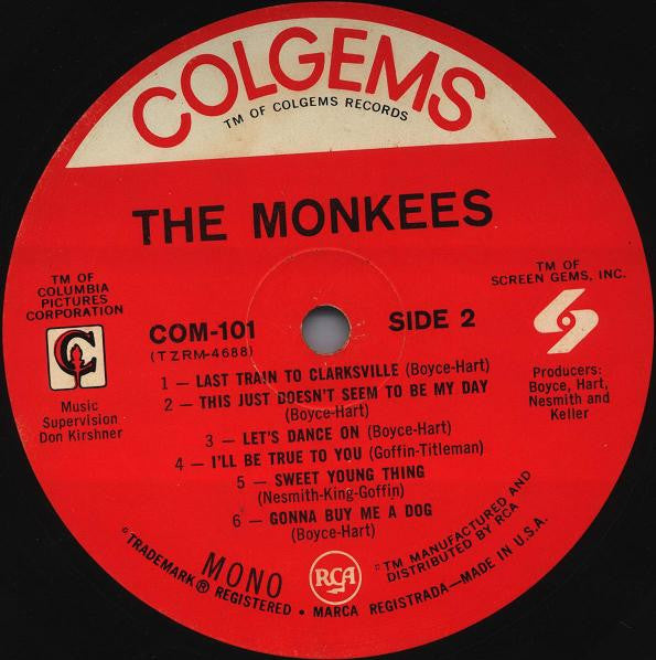 Monkees, The : The Monkees (LP,Album,Mono,Repress)