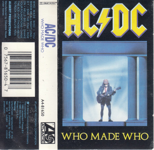 AC/DC : Who Made Who (Compilation,Club Edition)