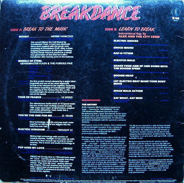 Various / Alex And The City Crew : Breakdance (LP,Stereo)