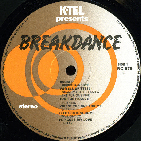 Various / Alex And The City Crew : Breakdance (LP,Stereo)