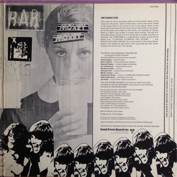 Frank Zappa : 200 Motels (LP,Album)