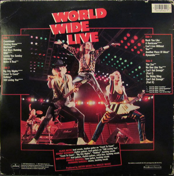 Scorpions : World Wide Live (LP,Album)