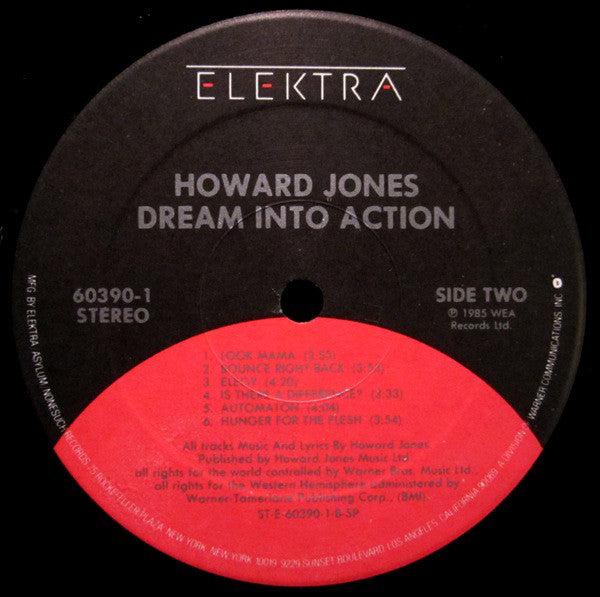 Howard Jones : Dream Into Action (LP,Album,Stereo)