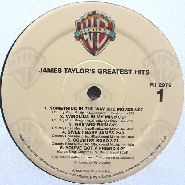 James Taylor (2) : James Taylor's Greatest Hits (LP,Compilation)