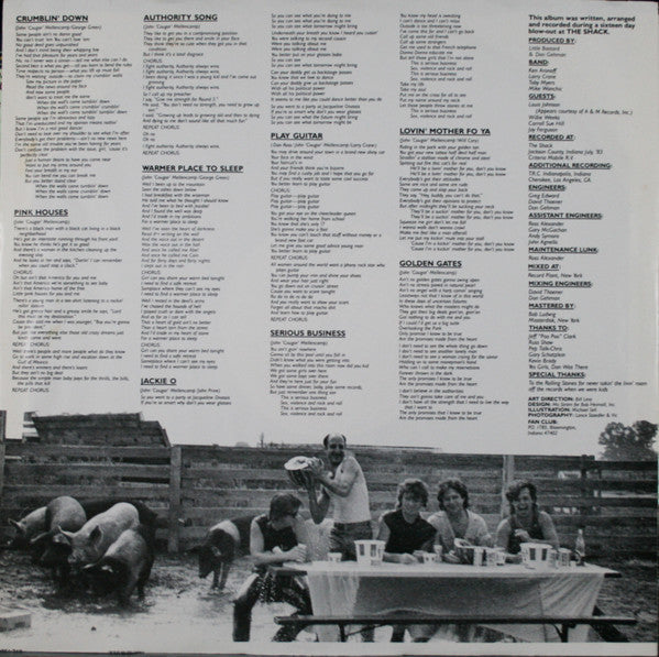 John Cougar Mellencamp : Uh-Huh (LP,Album,Club Edition,Stereo)