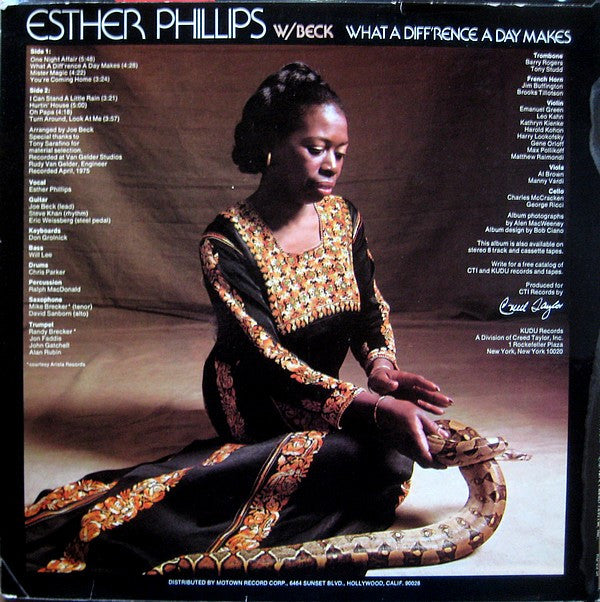 Esther Phillips W/ Joe Beck : What A Diff'rence A Day Makes (LP,Album)