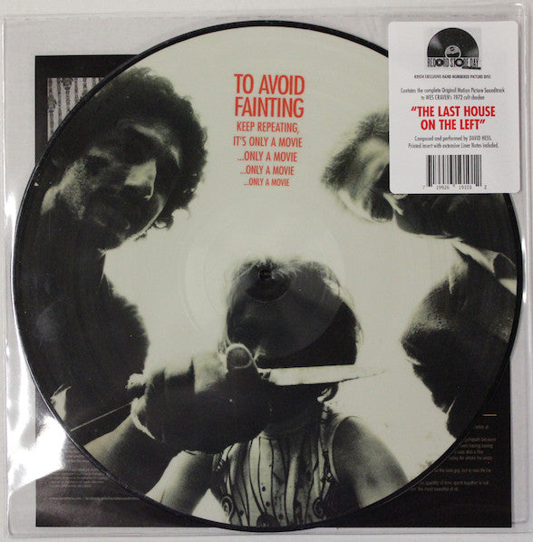 David Hess : The Last House On The Left (Original 1972 Motion Picture Soundtrack) (LP,Limited Edition,Numbered,Picture Disc)