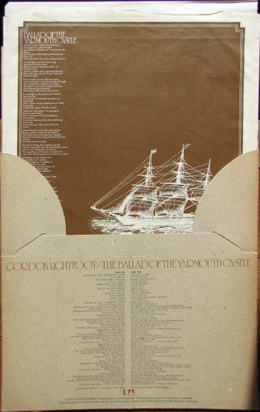 Gordon Lightfoot : The Ballad Of The Yarmouth Castle (LP,Compilation)