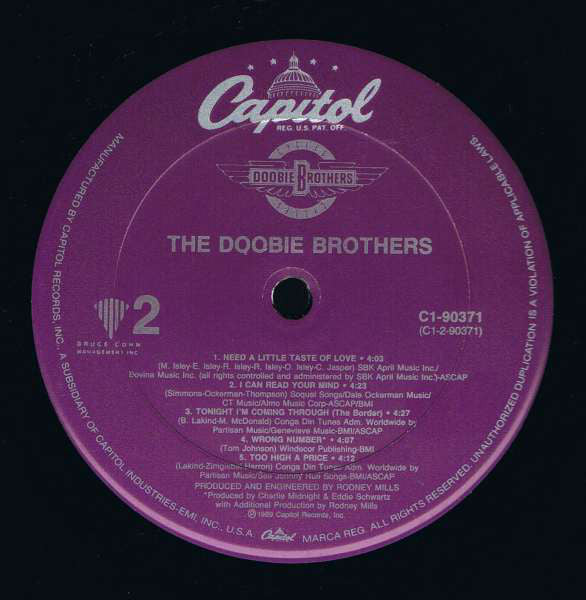 Doobie Brothers, The : Cycles (LP,Album)