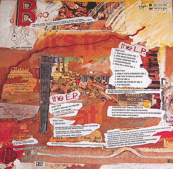 UB40 : Baggariddim (LP,Album,Stereo)