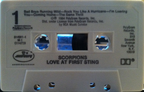 Scorpions : Love At First Sting (Album,Club Edition)