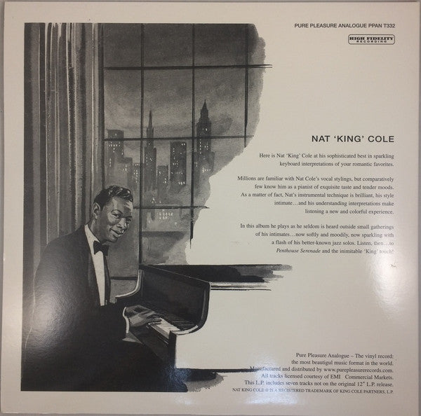 Nat King Cole : Penthouse Serenade (LP,Mono,Reissue,Remastered,Limited Edition)