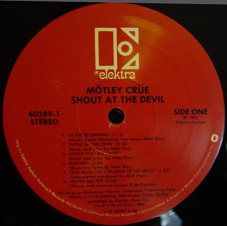 Mötley Crüe : Shout At The Devil (LP,Album)