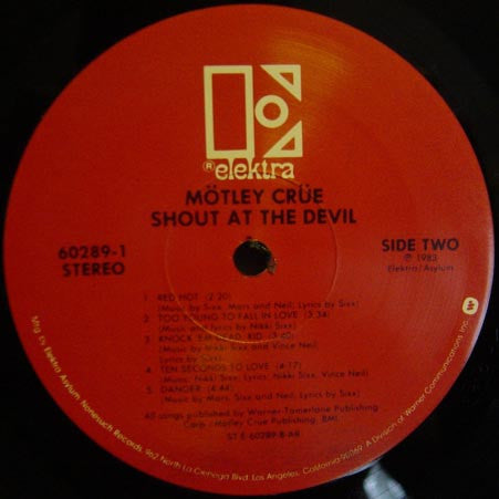 Mötley Crüe : Shout At The Devil (LP,Album)