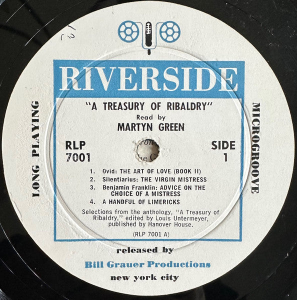 Martyn Green : A Treasury Of Ribaldry (LP)