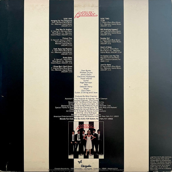 Blondie : Parallel Lines (LP,Album,Limited Edition,Picture Disc,Stereo)