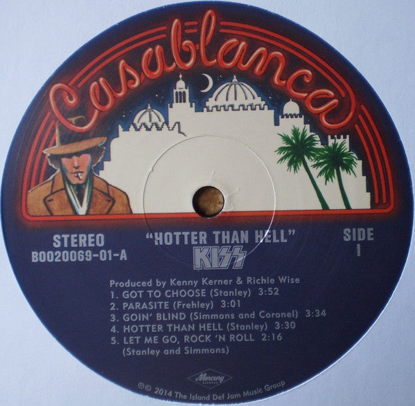 Kiss : Hotter Than Hell (LP,Album,Reissue)