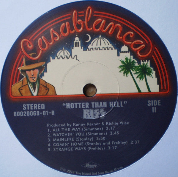 Kiss : Hotter Than Hell (LP,Album,Reissue)