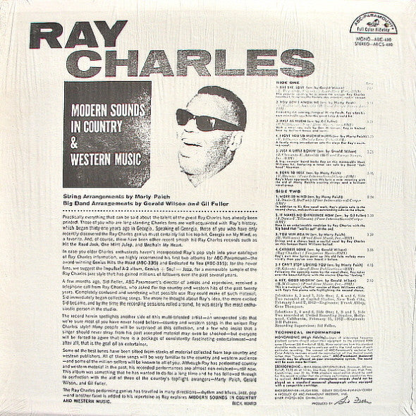 Ray Charles : Modern Sounds In Country And Western Music (LP,Album,Repress,Stereo)