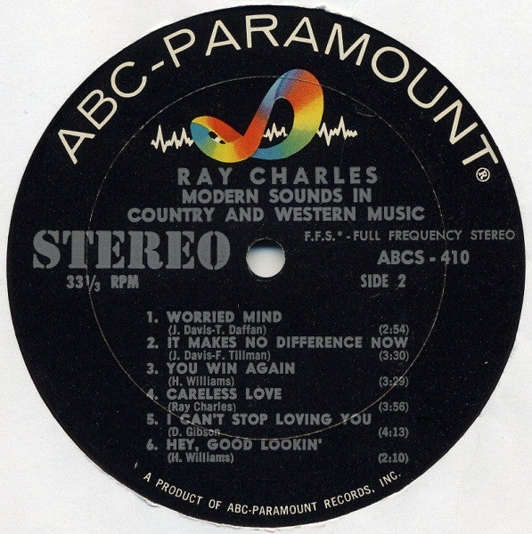 Ray Charles : Modern Sounds In Country And Western Music (LP,Album,Repress,Stereo)
