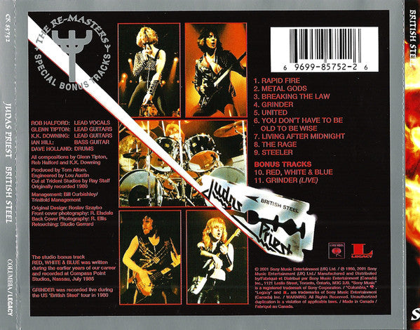 Judas Priest : British Steel (CD, Album, RE, RM)