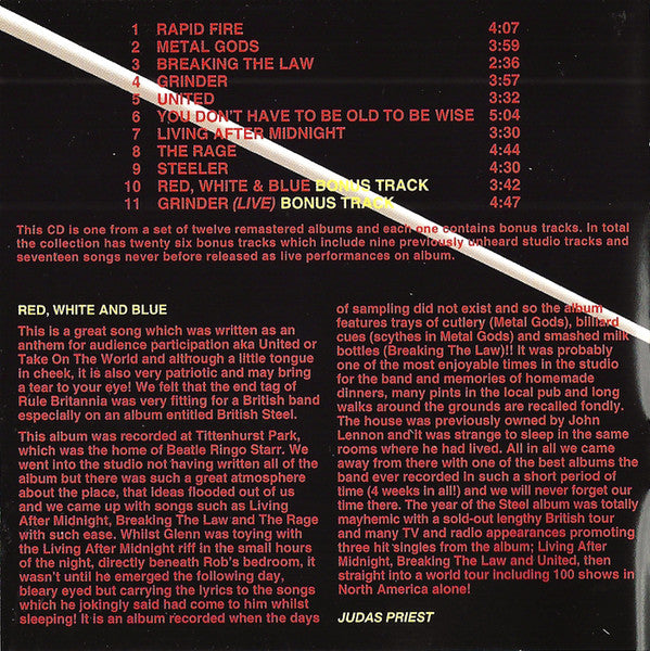 Judas Priest : British Steel (CD, Album, RE, RM)