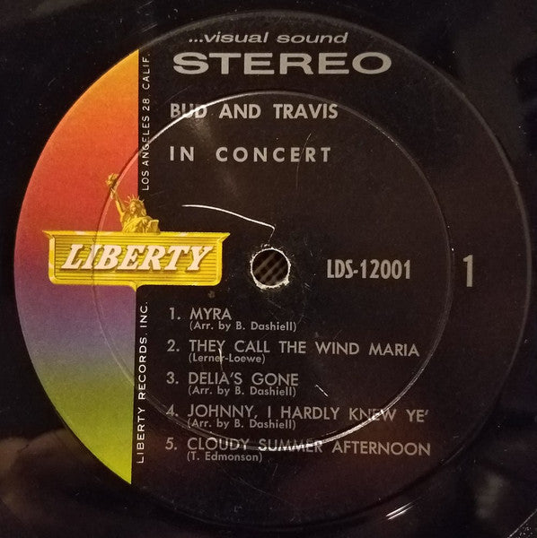 Bud And Travis : Bud And Travis ... In Concert (LP,Stereo,Album)