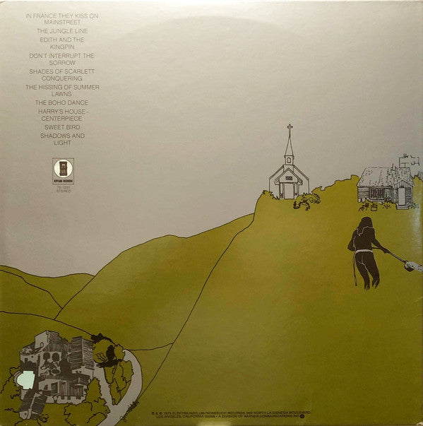 Joni Mitchell : The Hissing Of Summer Lawns (LP,Album)