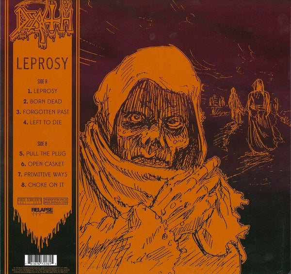 Death (2) : Leprosy (LP,Album,Reissue,Remastered)