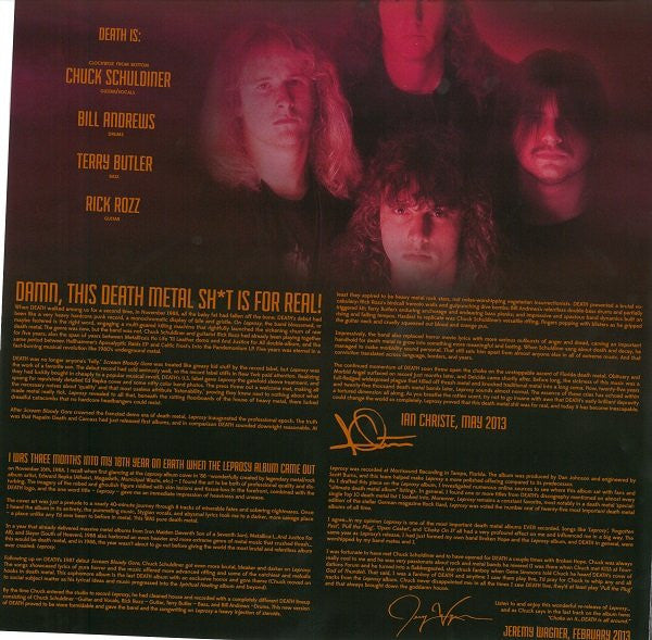 Death (2) : Leprosy (LP,Album,Reissue,Remastered)