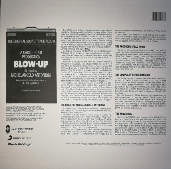 Herbie Hancock : Blow-Up (The Original Sound Track Album) (LP,Album,Reissue,Stereo)