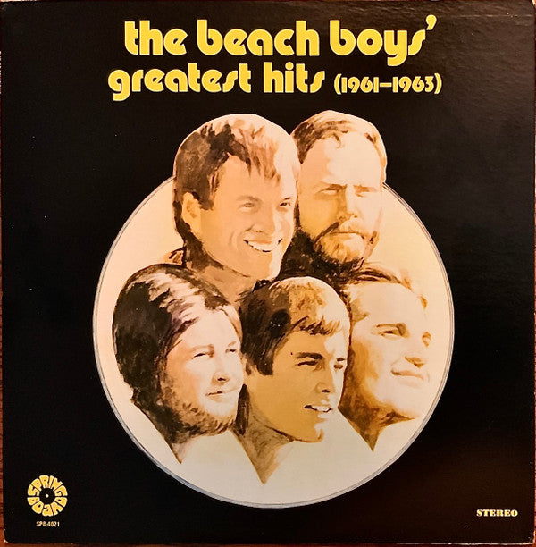 Beach Boys, The : The Beach Boys' Greatest Hits (1961-1963) (LP,Compilation,Stereo)
