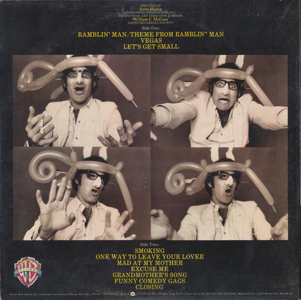 Steve Martin (2) : Let's Get Small (LP,Album)