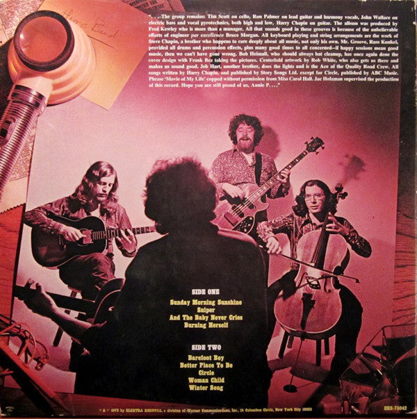 Harry Chapin : Sniper And Other Love Songs (LP,Album,Stereo)