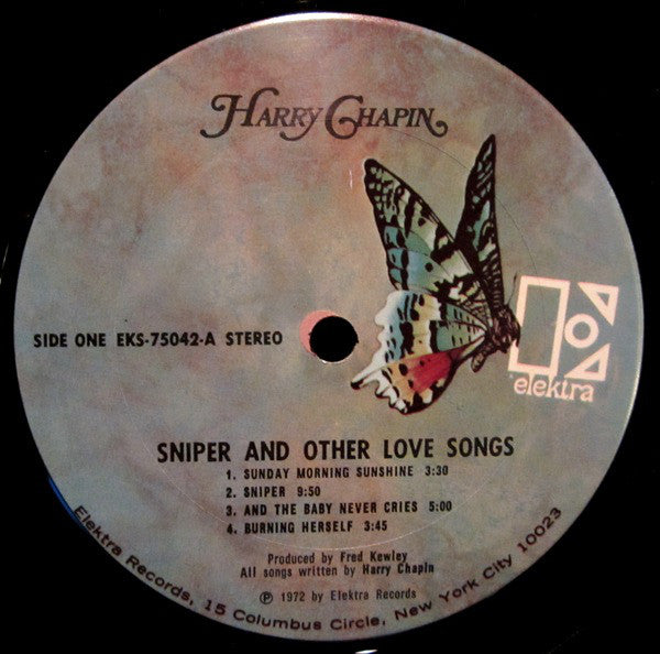 Harry Chapin : Sniper And Other Love Songs (LP,Album,Stereo)