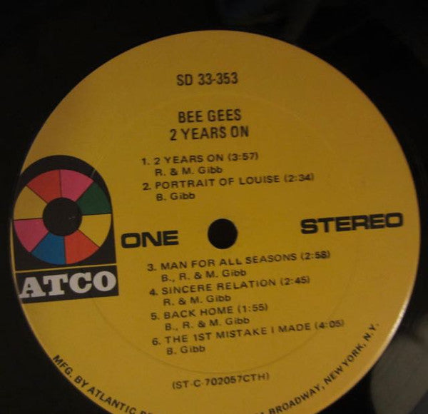 Bee Gees : 2 Years On (LP,Album,Stereo)