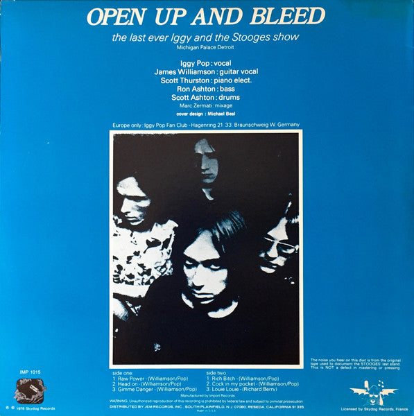Stooges, The : Metallic 'KO (LP,Album)