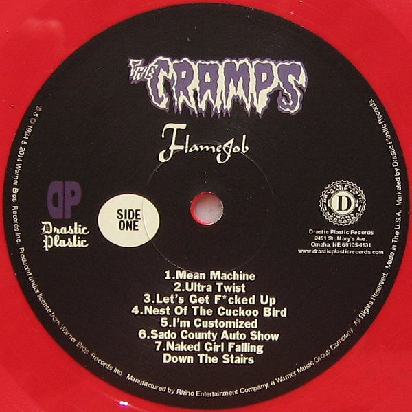 Cramps, The : Flamejob (LP,Album,Limited Edition,Numbered,Reissue)