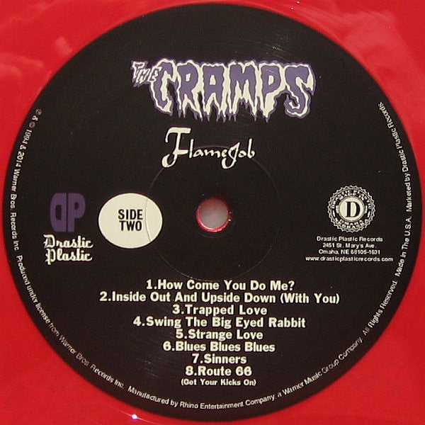Cramps, The : Flamejob (LP,Album,Limited Edition,Numbered,Reissue)