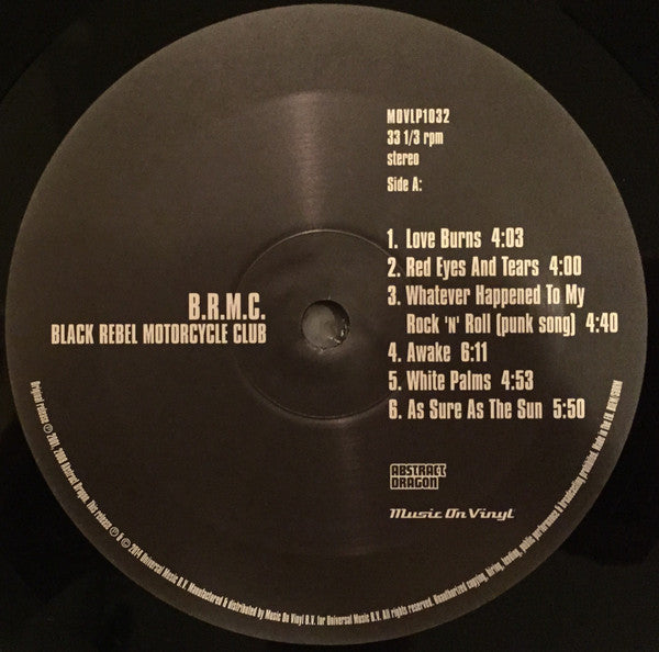 Black Rebel Motorcycle Club : B.R.M.C. (LP,Album)