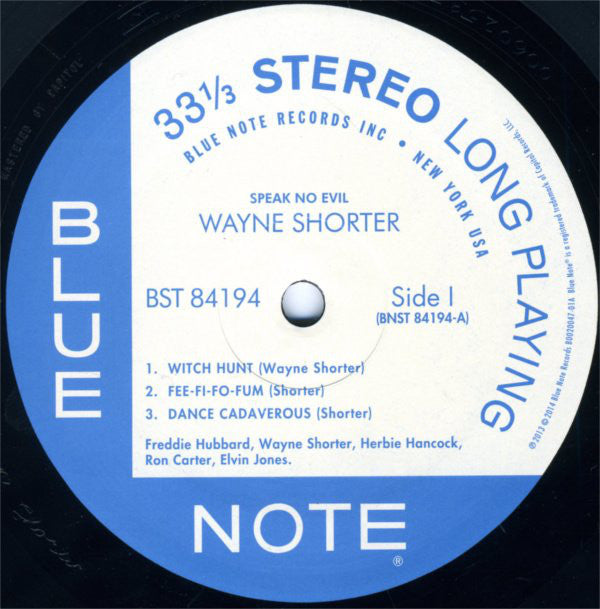 Wayne Shorter : Speak No Evil (LP,Album,Reissue,Remastered,Stereo)