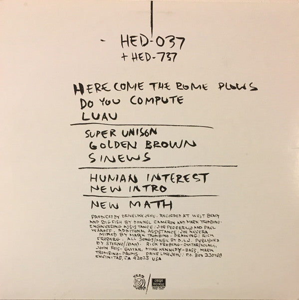 Drive Like Jehu : Yank Crime (LP)