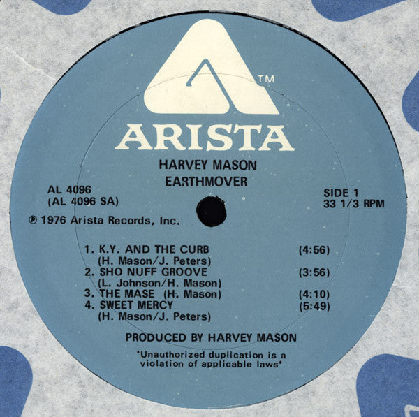 Harvey Mason : Earthmover (LP,Album)