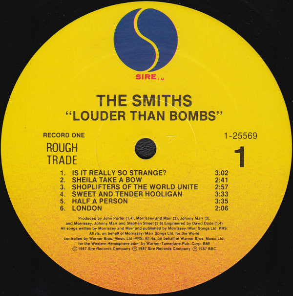 Smiths, The : Louder Than Bombs (LP,Compilation)