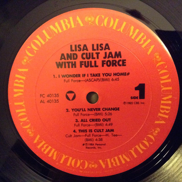 Lisa Lisa & Cult Jam With Full Force : Lisa Lisa & Cult Jam With Full Force (LP,Album)